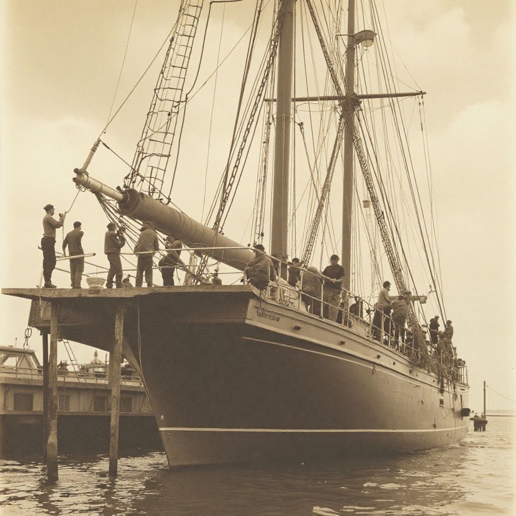 Original Northern Star schooner restoration